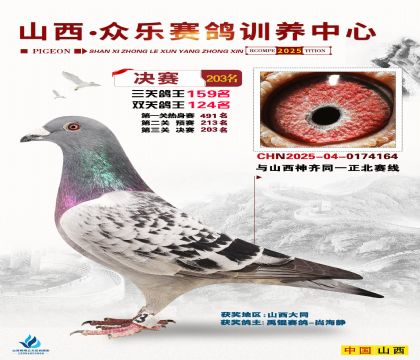 山西眾樂決賽203名