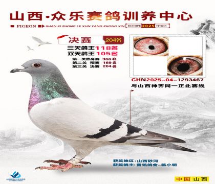 山西眾樂決賽204名