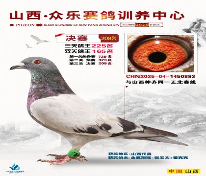 山西眾樂決賽208名