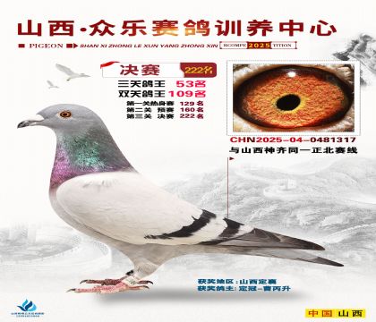 山西眾樂決賽222名