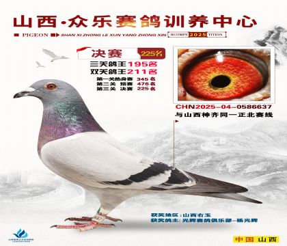 山西眾樂決賽225名