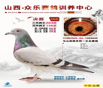 山西眾樂決賽235名