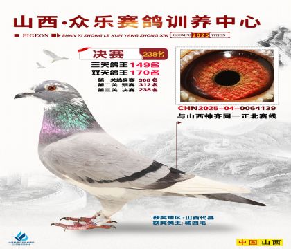 山西眾樂決賽238名