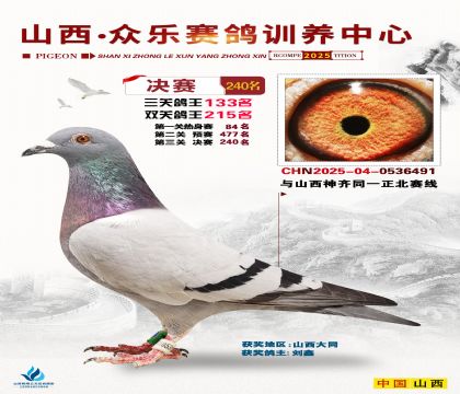 山西眾樂決賽240名