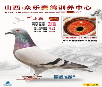 山西眾樂決賽257名