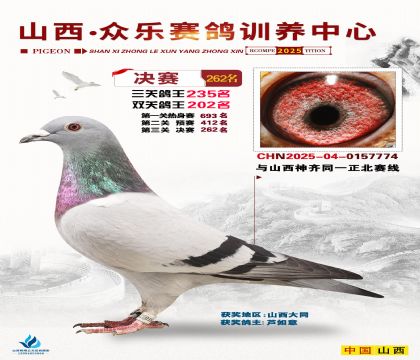 山西眾樂決賽262名