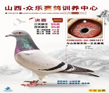 山西眾樂決賽266名