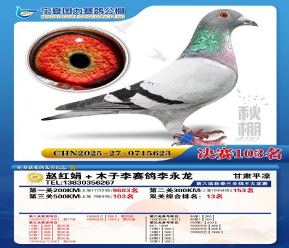 国力秋棚决赛103名