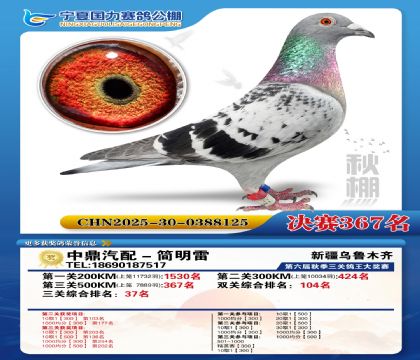 国力秋棚决赛367名