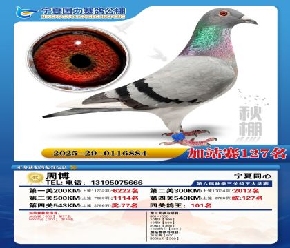 国力秋棚加站赛127名