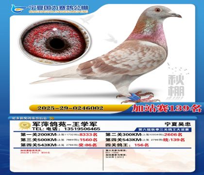 国力秋棚加站赛139名