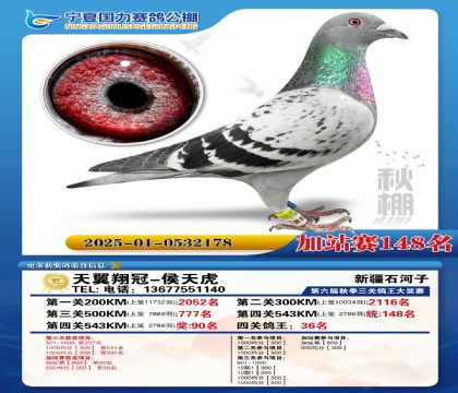 国力秋棚加站赛148名