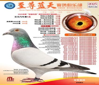 特比三關(guān)鴿王19名