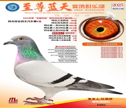 特比三關(guān)鴿王36名
