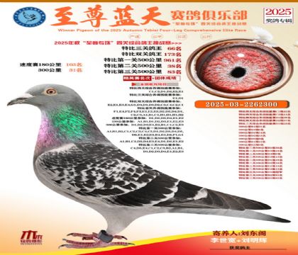 特比三關(guān)鴿王66名