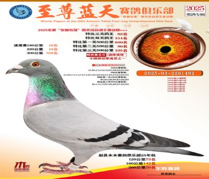 特比三關(guān)鴿王82名