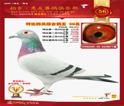特比四關(guān)綜合:五十六名