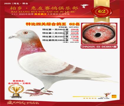 特比四關(guān)綜合:六十二名