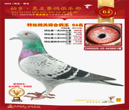 特比四關(guān)綜合:六十四名