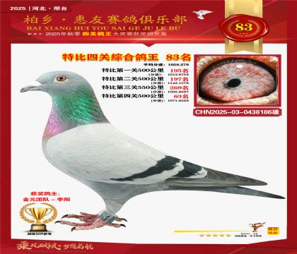 特比四關(guān)綜合:八十三名