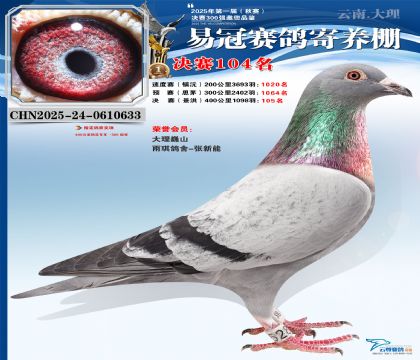 云南易冠決賽104名