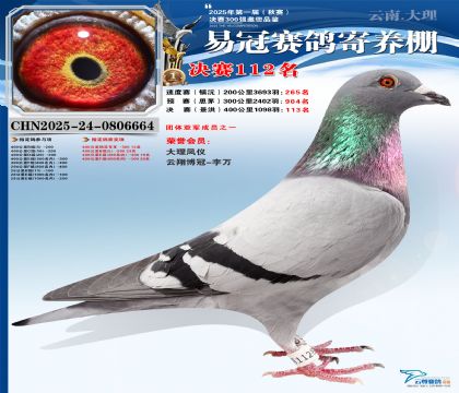 云南易冠決賽112名