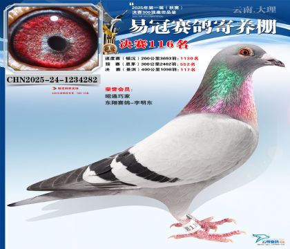 云南易冠決賽116名