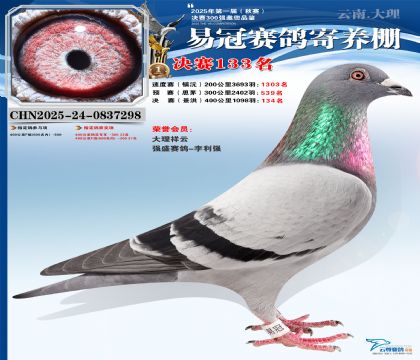 云南易冠決賽133名