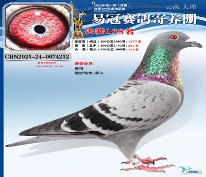 云南易冠決賽168名