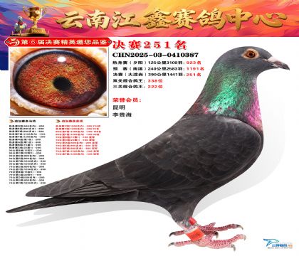 禄劝江鑫决赛251名