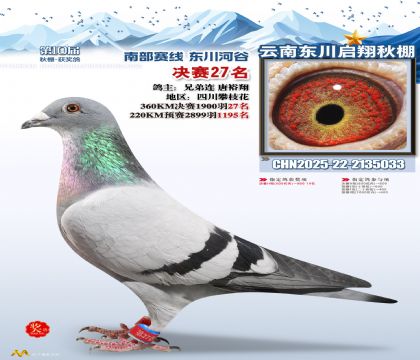 东川启翔决赛27名