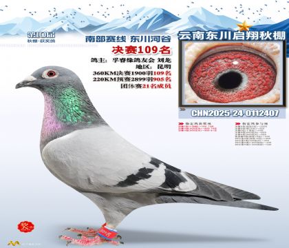 东川启翔决赛109名