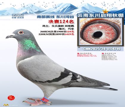 东川启翔决赛124名