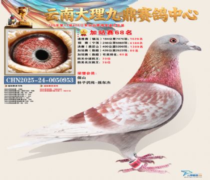 大理九鼎加站赛68名