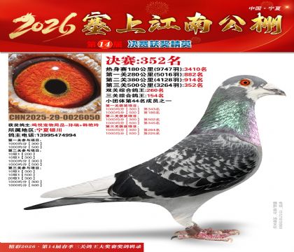 塞上江南决赛352名