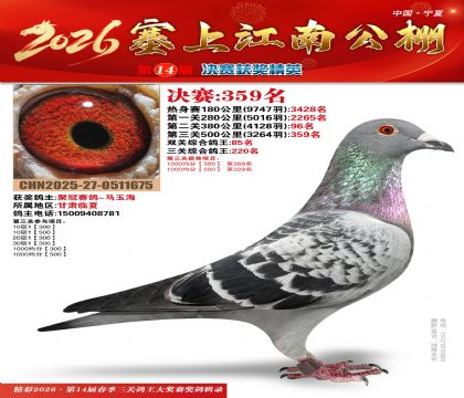 塞上江南决赛359名