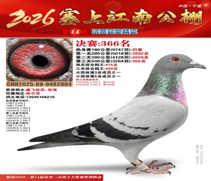 塞上江南决赛366名