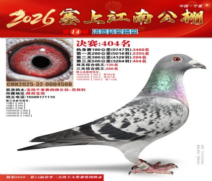 塞上江南决赛404名