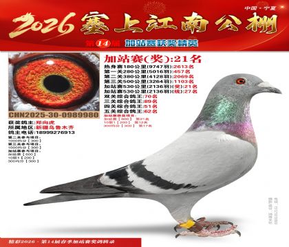 塞上江南加站赛统27名