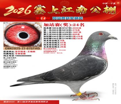 塞上江南加站赛统32名