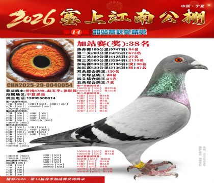 塞上江南加站赛统47名