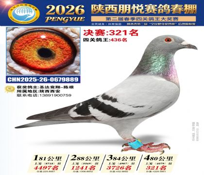 陕西朋悦决赛321名