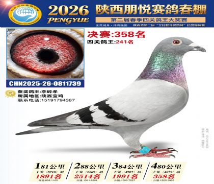 陕西朋悦决赛358名