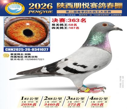 陕西朋悦决赛363名