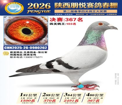 陕西朋悦决赛367名
