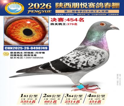 陕西朋悦决赛454名
