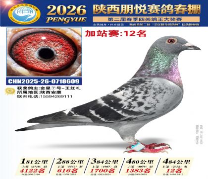 陕西朋悦加站赛12名