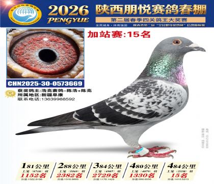 陕西朋悦加站赛15名