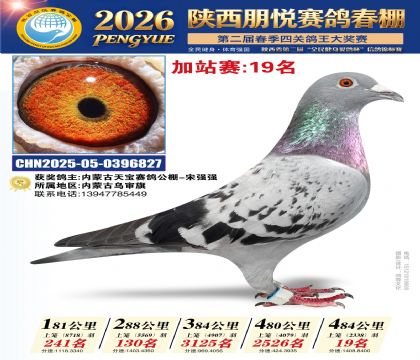 陕西朋悦加站赛19名