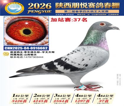 陕西朋悦加站赛37名